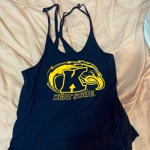 *SOLD ON M* vs pink kent state strappy tank top